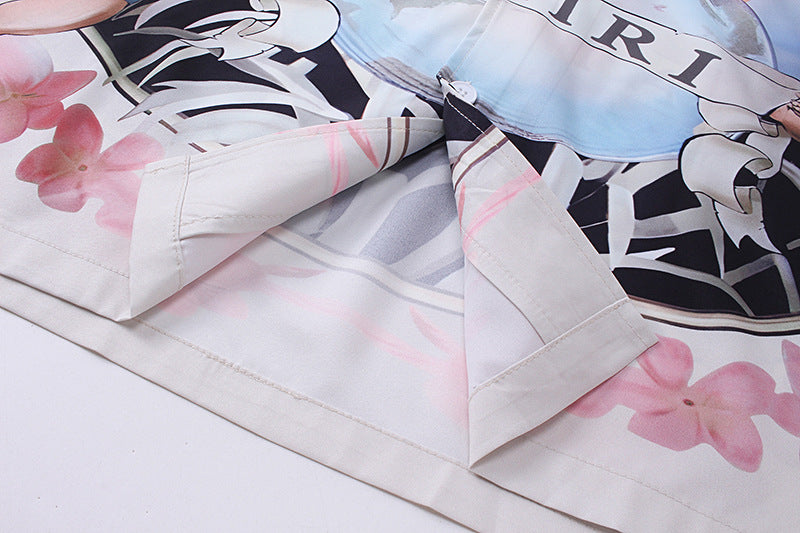 AMRI Men's Cherub Silk Shirt/Short/Suit