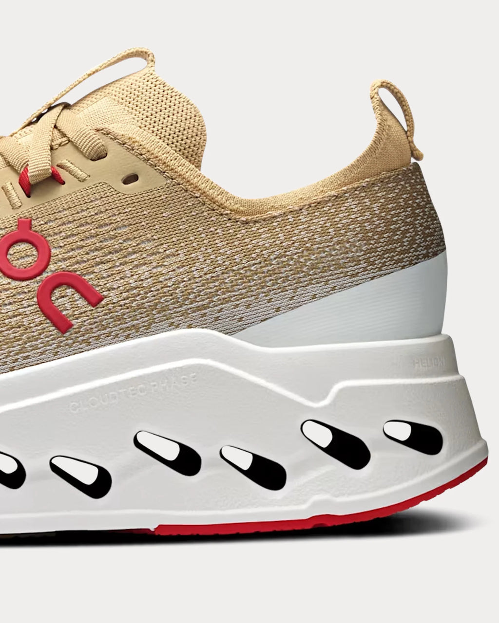 On 鈥?Cloudsurfer Max 鈥榊ear of the Horse鈥?Chai / Ivory Running Shoes